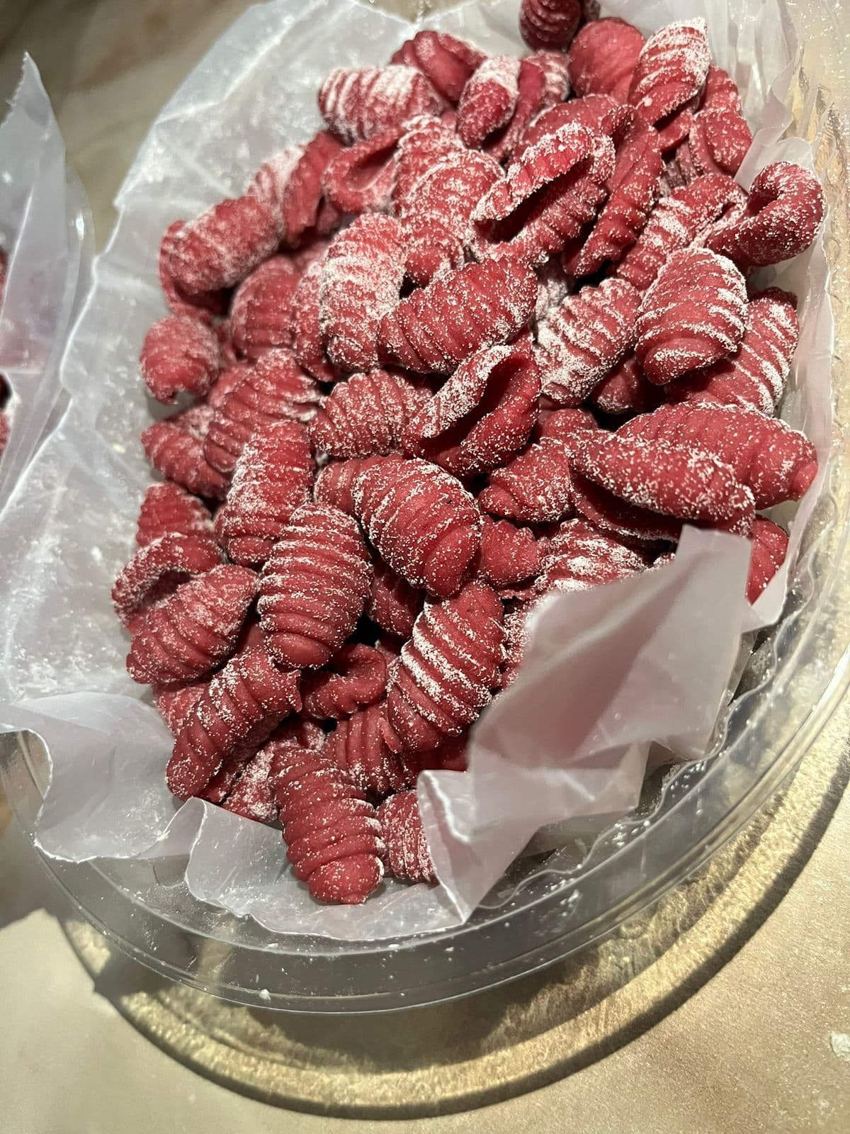 Ñoquis de remolacha